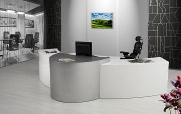 Asortie Modern Otel Reception Karşılama Bankosu