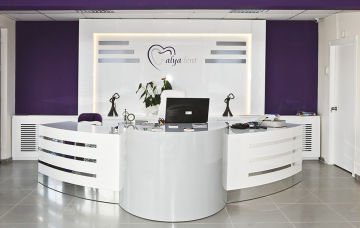 Asortie Modern Otel Reception Karşılama Bankosu